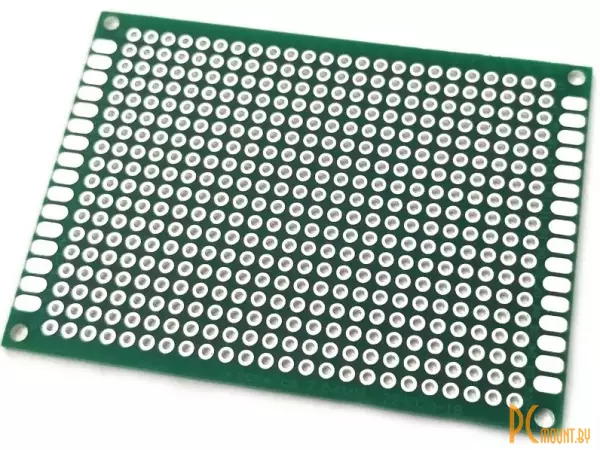 Arduino, Печатная плата, PCB Board 4x6cm, шаг 2.54мм, Double-side